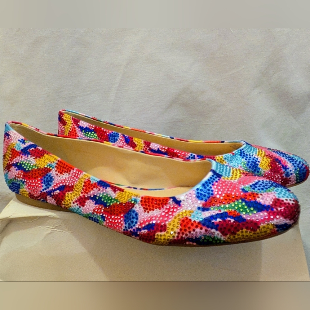 Alex Marie Multicolor Women's Flats - Picture 2 of 3